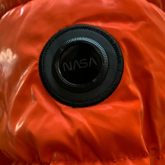Campera Puffer Friza NASA Naranja - KITCH TECH