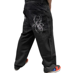 Pantalon Jean Baggy Blaka White Skull - KITCH TECH