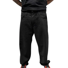 Pantalon Jean Baggy Blaka White Skull on internet