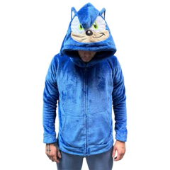Buzo Hoodie Con Cierre Sonic The Hedgehog - comprar online
