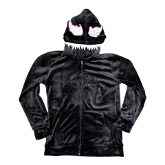 Buzo Hoodie Con Cierre Venom Marvel