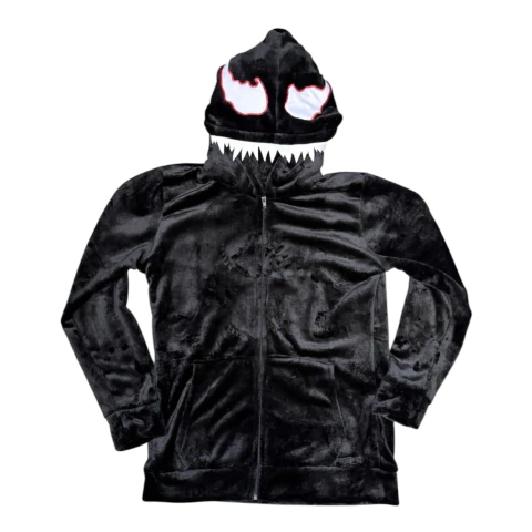 Buzo Hoodie Con Cierre Venom Marvel