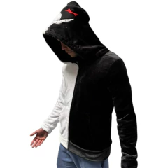 Buzo Hoodie Con Cierre Monokuma Danganronpa - KITCH TECH