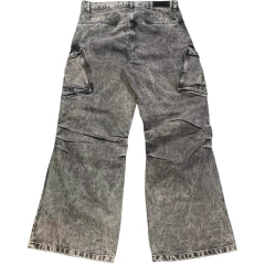 Pantalon Baggy Gris Y2K Wide Leg en internet