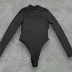 Body Heart Corazones Microfibra Manga Larga Negro - comprar online