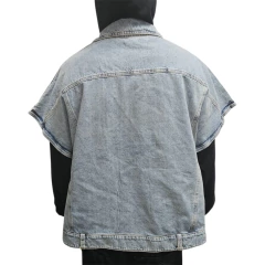 Chaleco Jean Poncho Y2k Streetwear - KITCH TECH