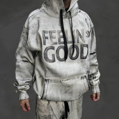 Buzo Hoodie Canguro Trash Feelin' Good en internet