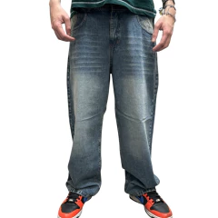 Imagen de Pantalon Intervenido Jean Baggy Skull Spider