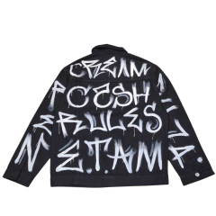 Conjunto Jean Full Graff By Kitch Tech - Black - KITCH TECH