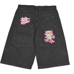 Bermuda Jorts Jean 3/4 Hello Kitty Love