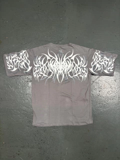 Remera WildStyle Lettering Gris - comprar online