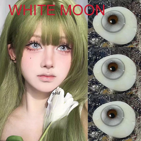 Lentes de Contacto Efecto Real - Blanco White Moon 14,5MM - comprar online