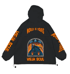 Anorak World Is Yours Negro - comprar online