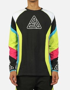 Remera Manga larga Black Pyramid Maze Moto - 130 USD