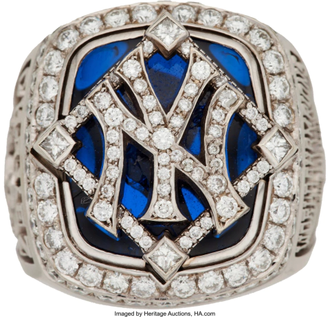 Anillo Mlb New york Yankees Championship Campeones mod 1
