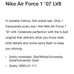 Nike Air Force 1 Low '07 LX Year of the Tiger 9 us / 41.5 arg (27cm) U$D280 - KITCH TECH