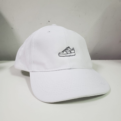 Gorra Curva zapatilla Blanca