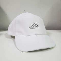 Gorra Curva zapatilla Blanca