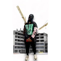 Buzo Hoddie LIL Calavera Trap - KITCH TECH