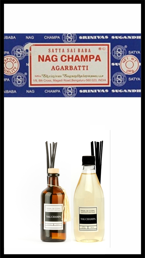 DIFUSOR + REFILL NAG CHAMPA