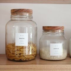 FRASCO 3000ml - Tapa Madera y Corcho en internet