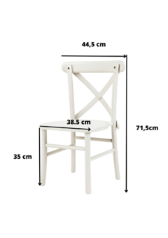 Silla Lulú Blanca - tienda online