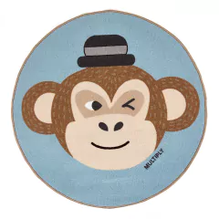 Alfombra Redonda Monkey Hugo