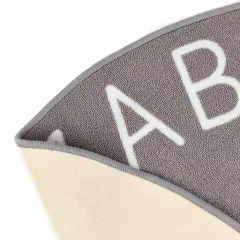 Alfombra Redonda ABC Gris - comprar online