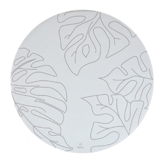 Clean mat Monstera Gris