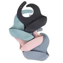 Babero de silicona Gris en internet