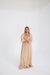 MAXI VESTIDO MAGDALENA BEIGE - comprar online