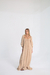 MAXI VESTIDO MAGDALENA BEIGE - MARIA C