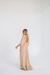 MAXI VESTIDO MAGDALENA BEIGE - tienda online