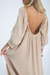 MAXI VESTIDO MAGDALENA BEIGE - MARIA C