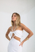 MAXI VESTIDO AMALFITANA OFF WHITE - tienda online
