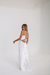 MAXI VESTIDO AMALFITANA OFF WHITE - MARIA C