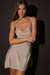 VESTIDO SELENE CEMENTO - tienda online