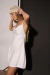 VESTIDO SELENE OFF WHITE - MARIA C