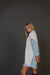 MAXI CAMISA ALFONSINA CELESTE - comprar online