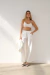 PANTS ROBBIE OFF WHITE - comprar online