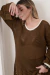 VESTIDO POSITANO CHOCOLATE - MARIA C