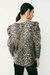 BLUSA ANIMAL PRINT MANGAS FRUNCIDAS - Milkshake Products