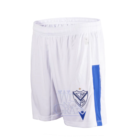 SHORT OFICIAL VELEZ MACRON BLANCO NIÑOS (MA004-1) - comprar online