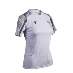 REMERA DAMA C/BANDA VELEZ MACRON GRIS BELLATRIX (MA047) - Winograd deportes Velez