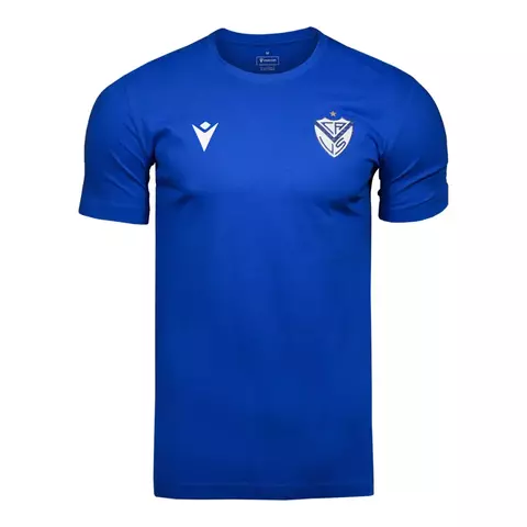 REMERA VELEZ MACRON 115 AÑOS BOOST ECO AZUL FRANCIA NIÑOS (MA033-1) - comprar online