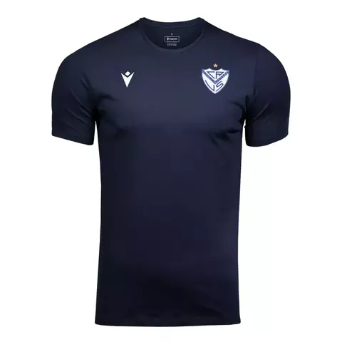 REMERA VELEZ MACRON 115 AÑOS BOOST ECO AZUL MARINO (MA034) - comprar online