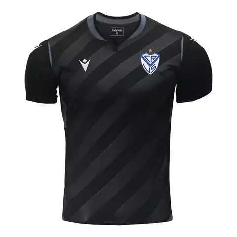 CAMISETA ARQUERO VELEZ MACRON KIMAH NEGRA NIÑOS (MA013-1) - comprar online
