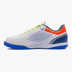 BOTIN FUTSAL X-COMFORT BLANCO/NARANJA/AZUL (UM1248858) - Winograd deportes Velez