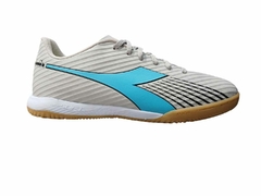 BOTIN FUSION GRIS/CELESTE FUTSAL (DIA536-1) - comprar online