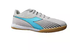 BOTIN FUSION GRIS/CELESTE FUTSAL (DIA536-1)